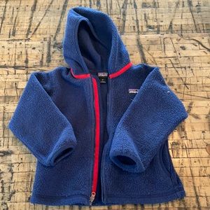 Patagonia Synchilla Fleece Hoodie - Blue - Size 2T